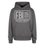 FBI Oversized Hoodie - graphite gray