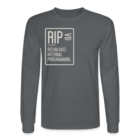 RIP Long Sleeve - charcoal