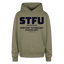 STFU Oversized Hoodie - olive