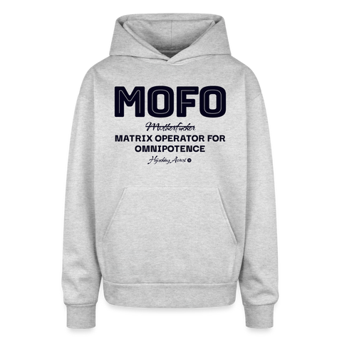 MOFO Oversized Hoodie - heather grey