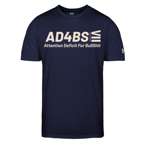 AD4BS Beige Acro Under Armor Tee - navy