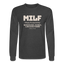 MILF Long Sleeve - heather black