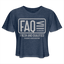 FAQ Tee - heather navy
