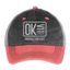 OK Hat - washed red / silver