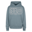 STFU Oversized Hoodie - stone blue