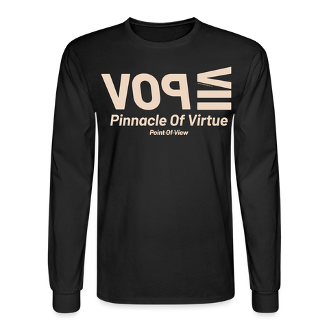 POV Beige Acro Long Sleeve - black