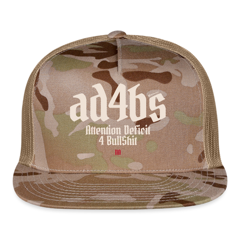 AD4BS Beige Acro Trucker Hat - MultiCam\tan