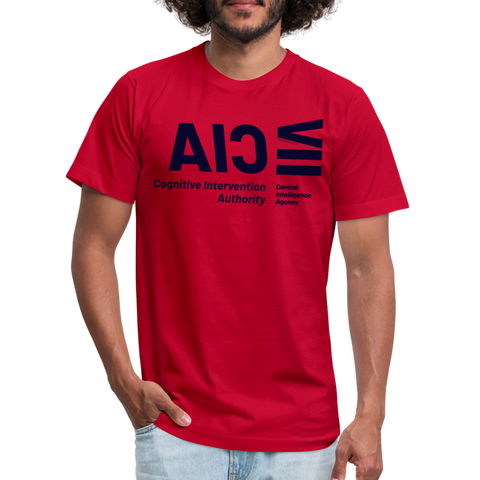 CIA Blue Acro B&C Tee - red