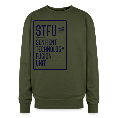 STFU Oversized Sweatshirt - olive green