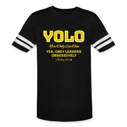 YOLO Tee - black/white