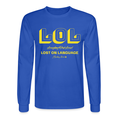 LOL Long Sleeve - royal blue