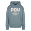 POV Oversized Hoodie - stone blue