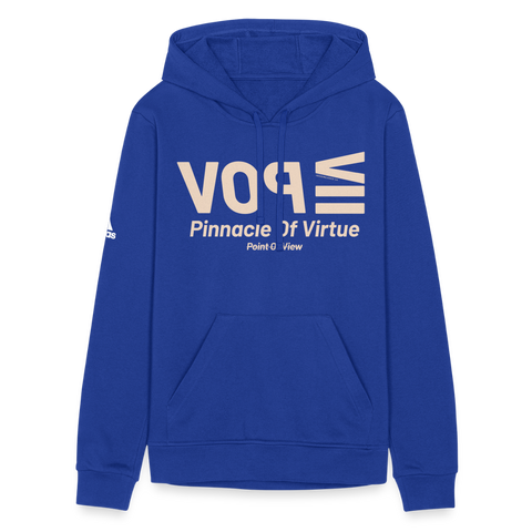 POV Beige Acro Adidas Hoodie - royal blue