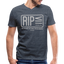 RIP V Neck (U) - heather navy