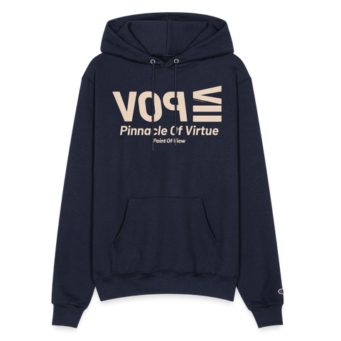 POV Beige Acro Champion Sweat - navy