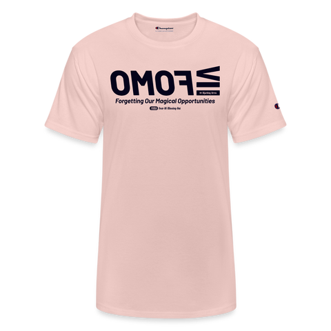 FOMO Blue Acro Champion Tee - blush pink 