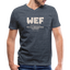 WEF V Neck - heather navy