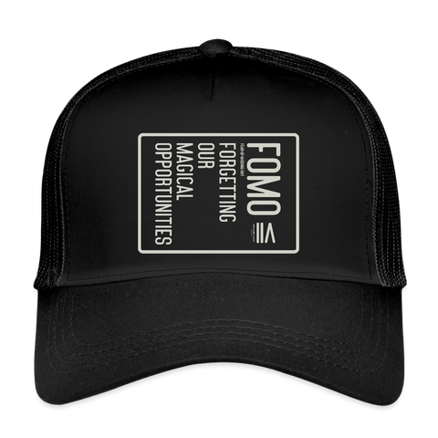 FOMO Vintage Hat - black/black
