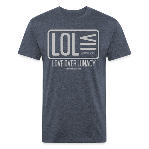 LOL Tee - heather navy