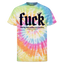 FUCK Blue Acro Tee - rainbow