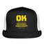 OK Trucker Hat - black/white