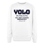 YOLO Oversized Sweatshirt - white