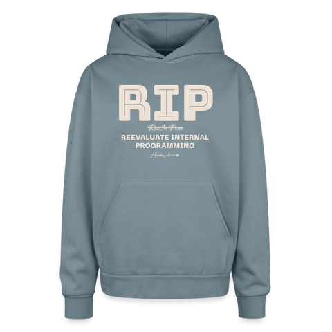 RIP Oversized Hoodie - stone blue