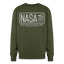 NASA Oversized Sweatshirt - olive green