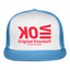 OK Red Acro Trucker Hat - white/blue