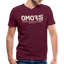 FOMO Beige Acro B&C V Neck - maroon