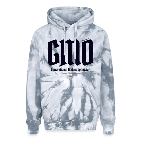 GMO Blue Acro Hoodie - spider silver