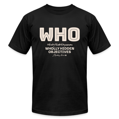 WHO Tee - black