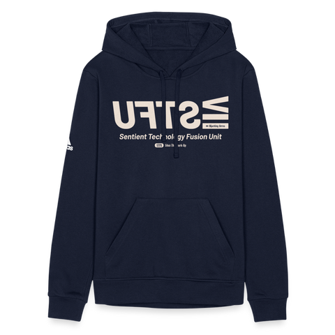 STFU Beige Acro Adidas Hoodie - french navy