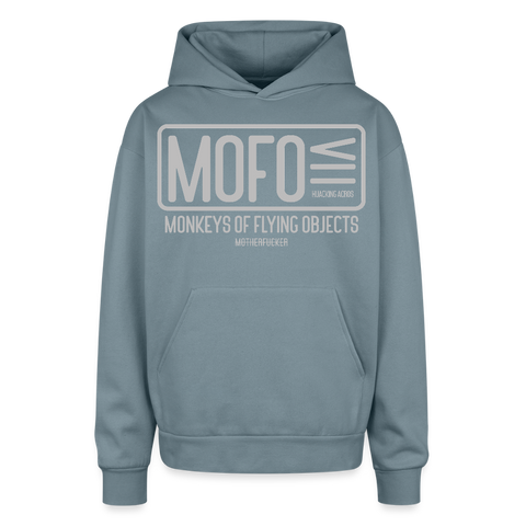 MOFO Oversized Hoodie - stone blue