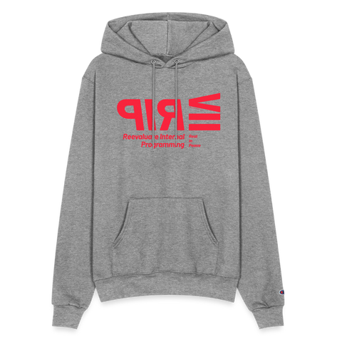 RIP Red Acro Champion Hoodie - heather gray