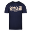 OMG Beige Acro Under Armor Tee - navy