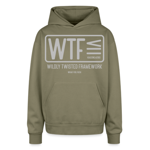 WTF Oversized Hoodie - olive