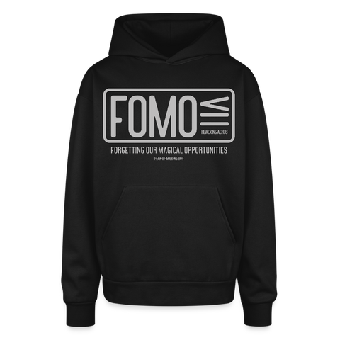 FOMO Oversized Hoodie - black
