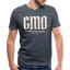 GMO Beige Acro B&C V Neck - heather navy