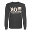 OK Beige Acro Long Sleeve - heather black