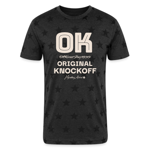 OK Tee - charcoal star 