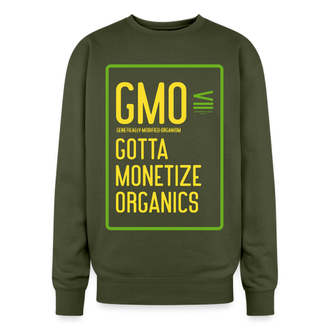 GMO Oversized Sweatshirt - olive green