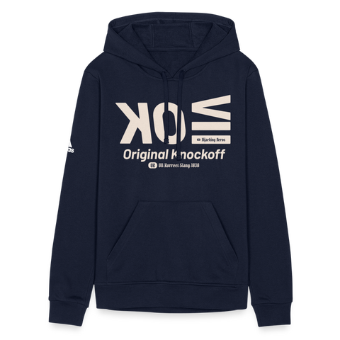 OK Beige Acro Adidas Hoodie - french navy