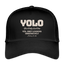 YOLO Vintage Hat - black/black