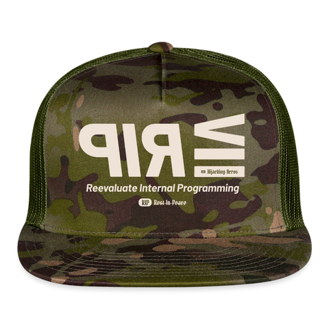 RIP Beige Acro Trucker Hat - MultiCam\green