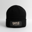 FAQ Beige Acro Beanie - black