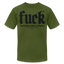 FUCK Blue Acro B&C Tee - olive