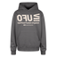 UFO Beige Acro Oversized Hooded Sweatshirt - graphite gray