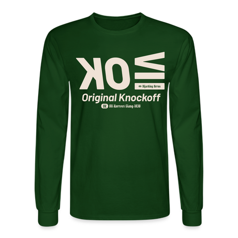 OK Beige Acro Long Sleeve - forest green