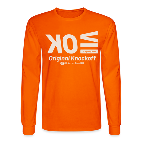 OK Beige Acro Long Sleeve - orange